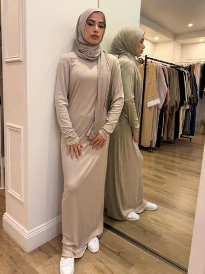 COTTON ESSENCE SLIP DRESS