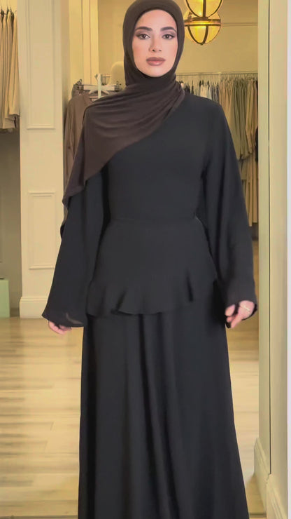 THE PEPLUM DRESS